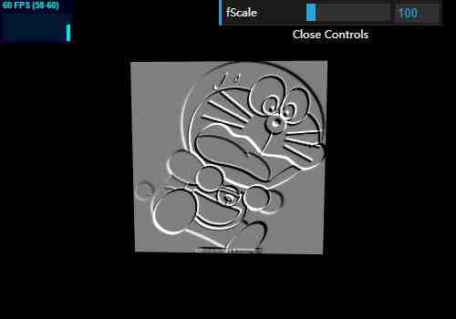 Three.js浮雕图像着色器 - 立体浮雕效果的3D渲染