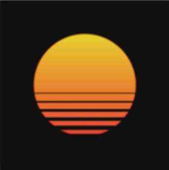 蒸汽波太阳